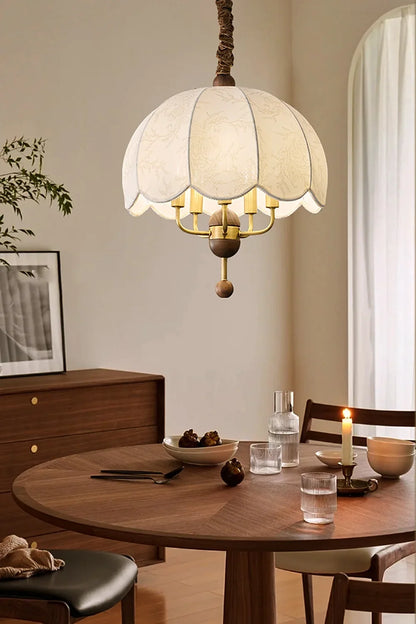 Fabric Lonzo Pendant Lamp - view 4 | morylighting