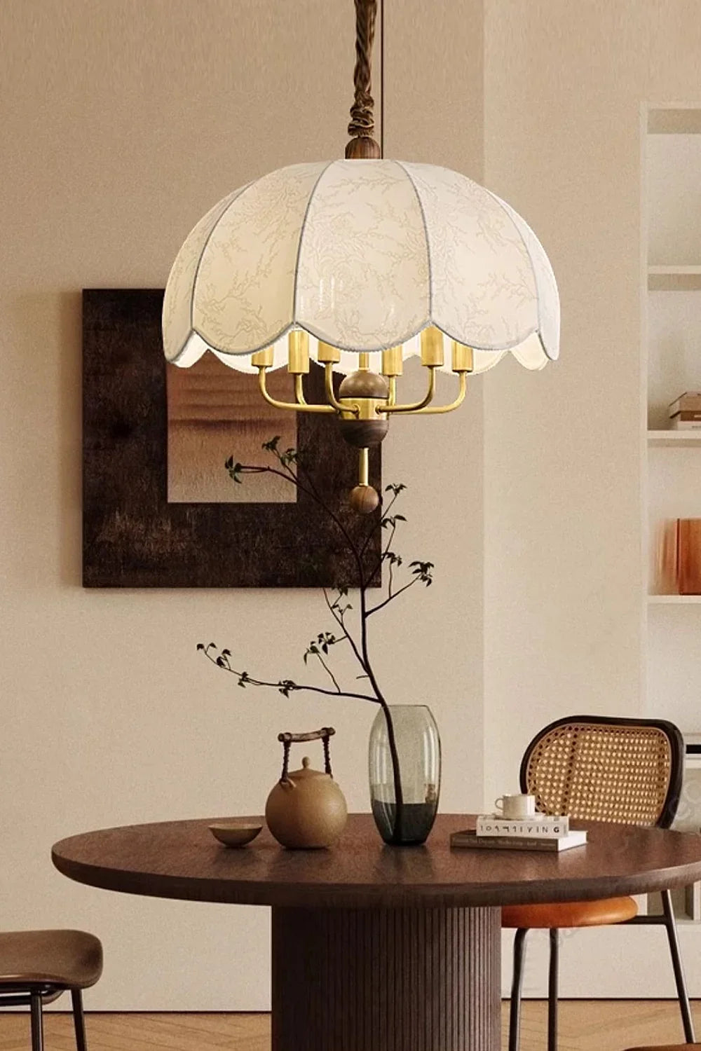 Fabric Lonzo Pendant Lamp - view 6 | morylighting