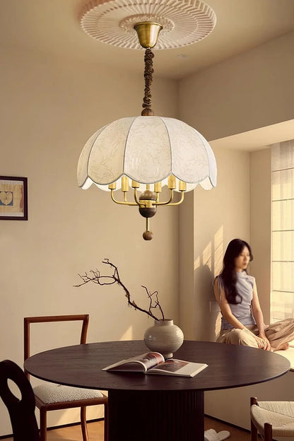 Fabric Lonzo Pendant Lamp - view 7 | morylighting