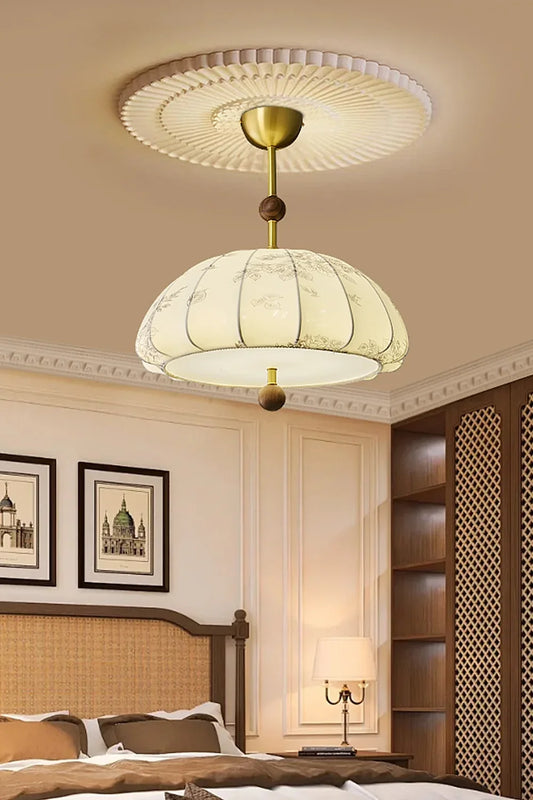 Fabric Trigg Pendant Lamp - view 2 | morylighting