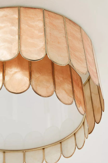 Faceted Shell Bloom Ceiling Light - view 15 | morylighting