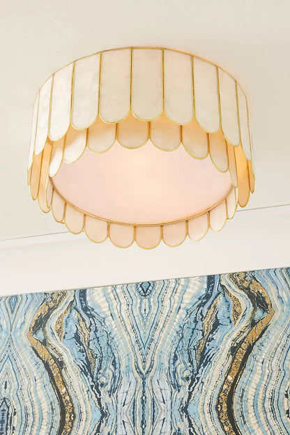 Faceted Shell Bloom Ceiling Light - view 11 | morylighting
