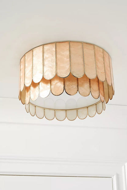 Faceted Shell Bloom Ceiling Light - view 12 | morylighting