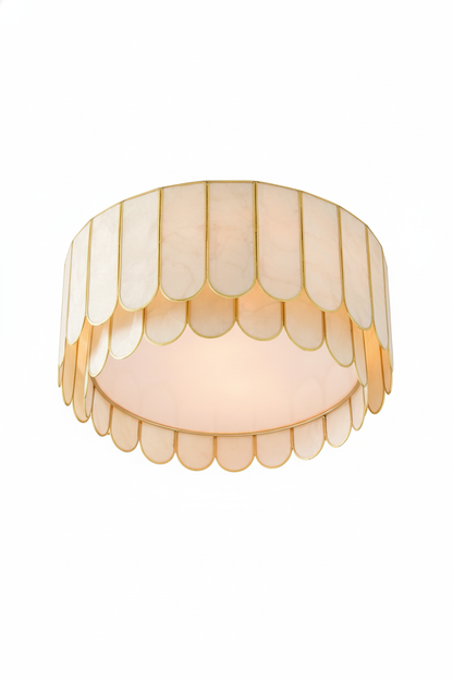 Faceted Shell Bloom Ceiling Light | morylighting