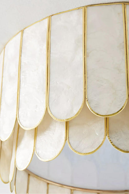 Faceted Shell Bloom Ceiling Light - view 14 | morylighting