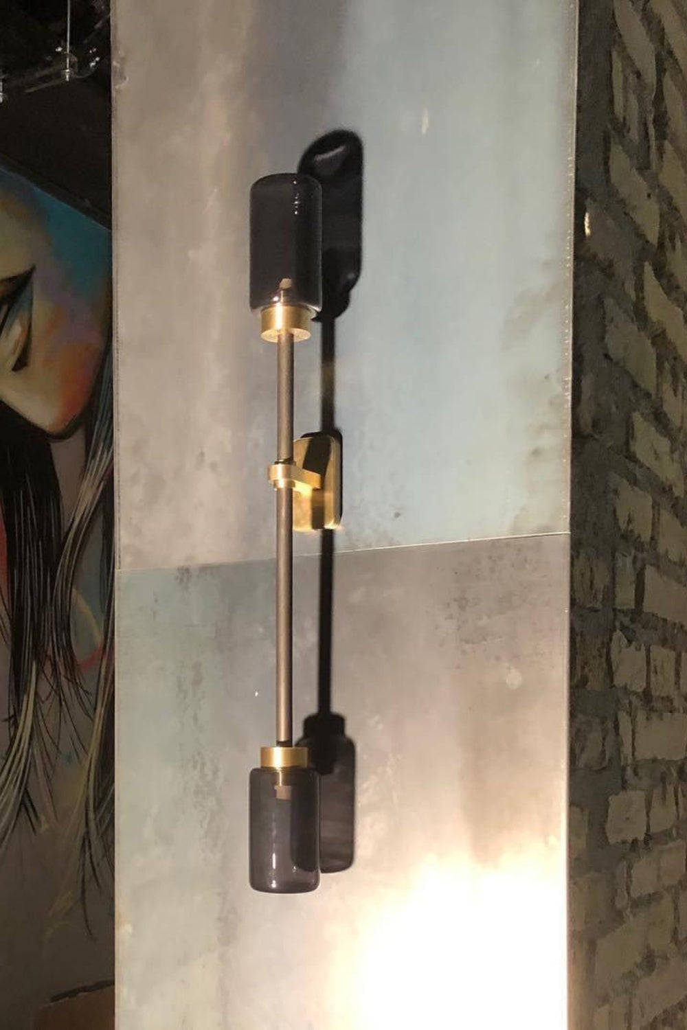 Cylindrical Glass Farol Wall Light - view 13 | morylighting