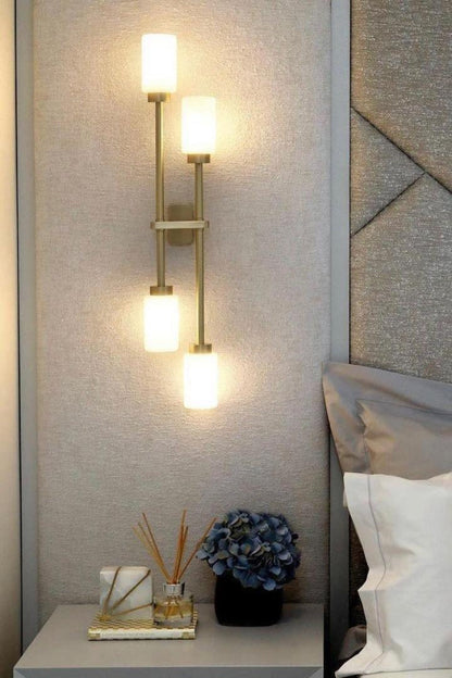 Cylindrical Glass Farol Wall Light - view 17 | morylighting