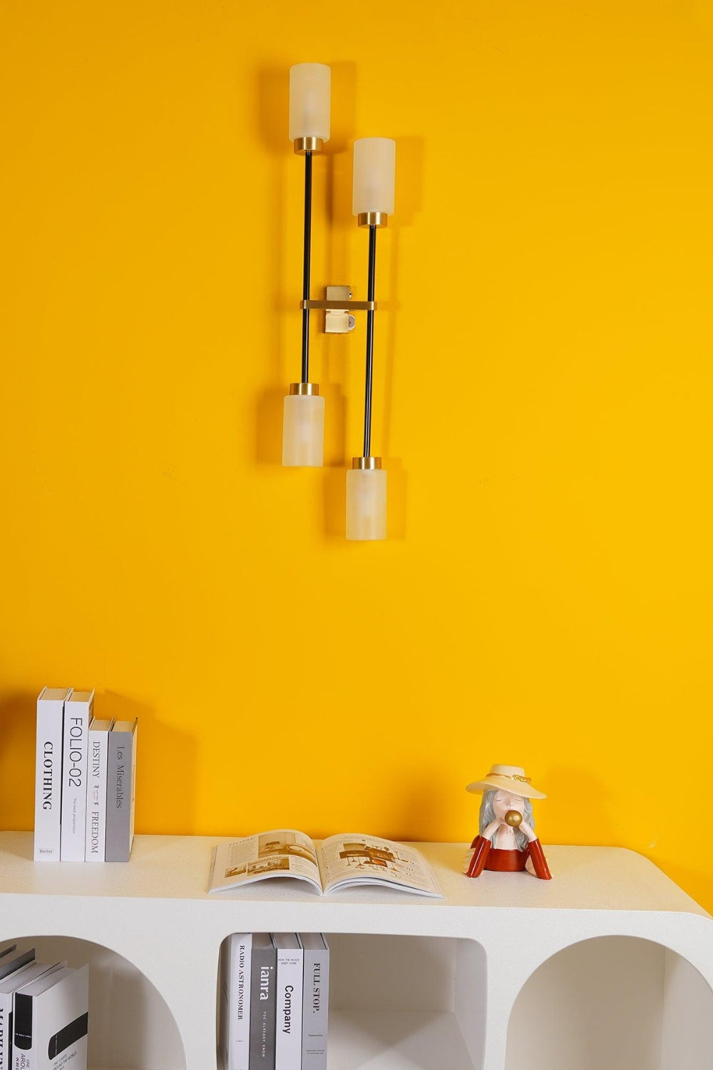 Cylindrical Glass Farol Wall Light - view 28 | morylighting