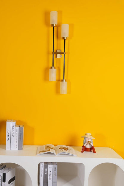 Cylindrical Glass Farol Wall Light - view 28 | morylighting