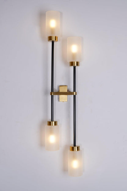 Cylindrical Glass Farol Wall Light - view 37 | morylighting