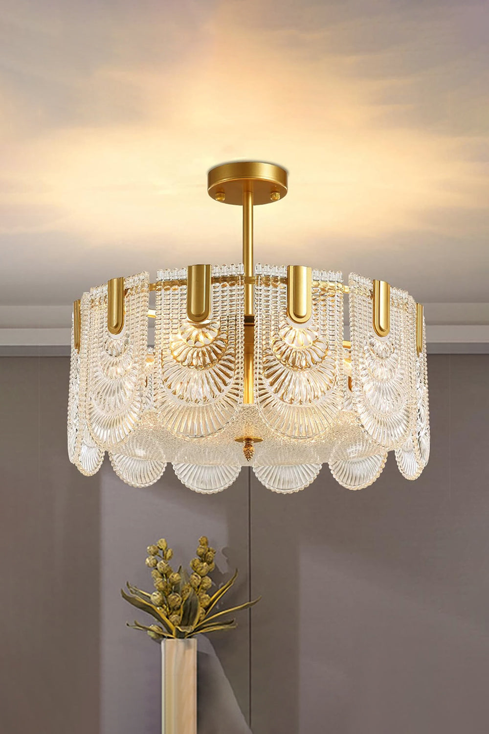 Fashional Crystal Glass Chandelier - morylighting