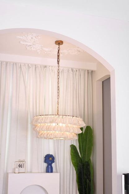 Fabric Fela Tassel Chandelier - view 10 | morylighting