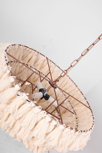 Fabric Fela Tassel Chandelier - view 27 | morylighting