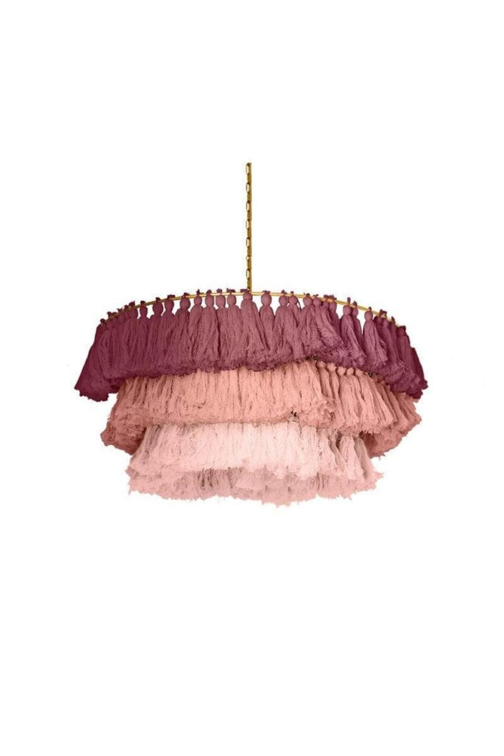 Fabric Fela Tassel Chandelier - view 32 | morylighting