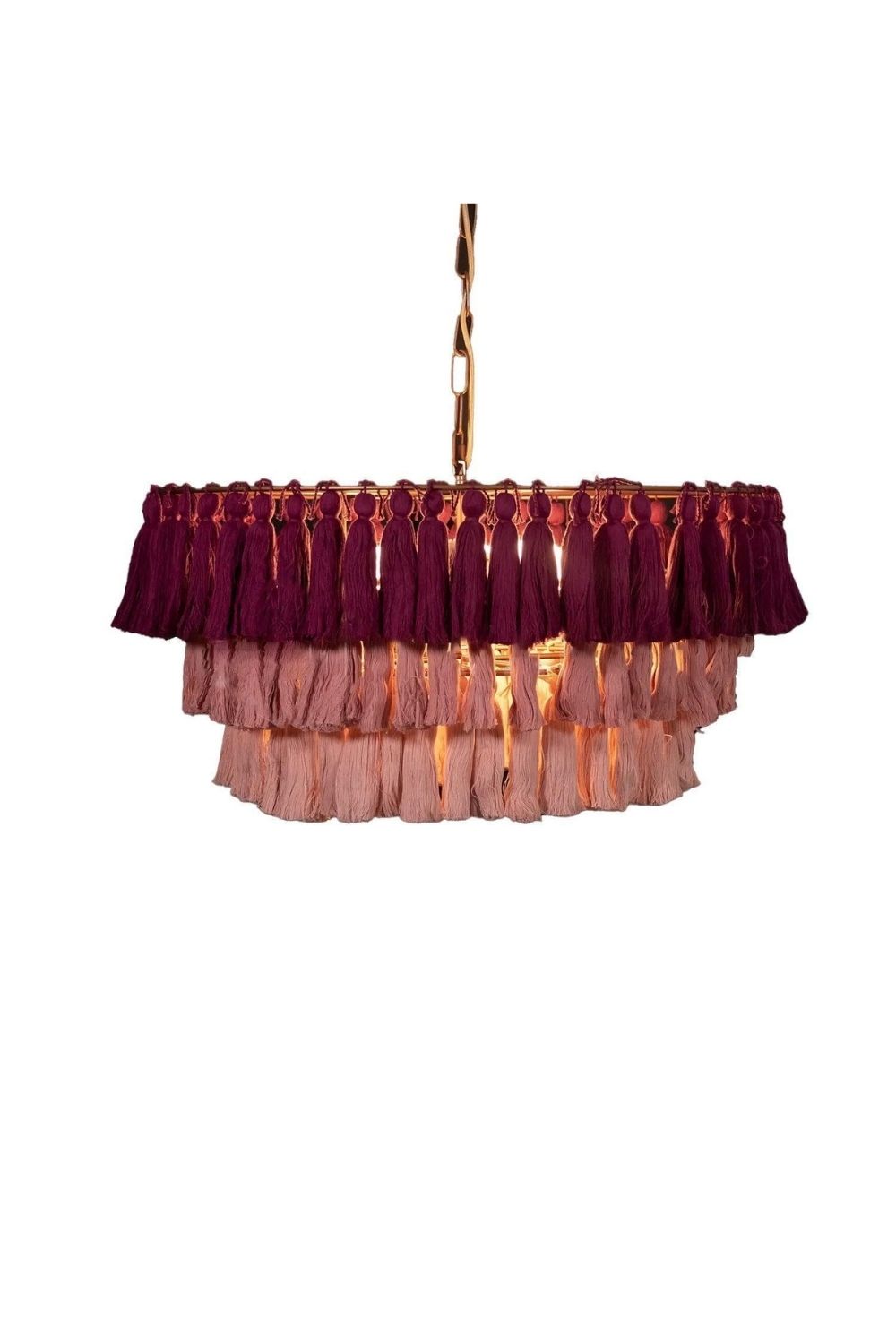 Fabric Fela Tassel Chandelier - view 34 | morylighting