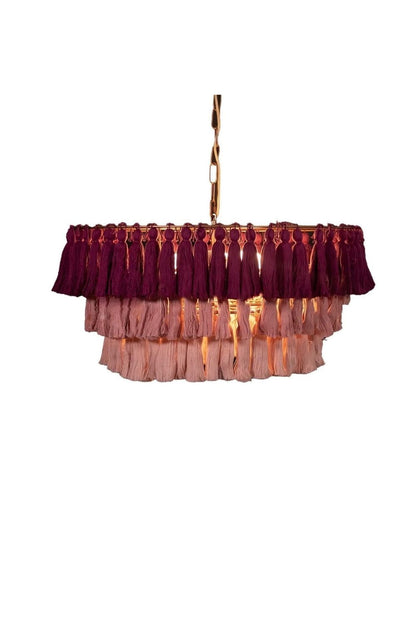 Fabric Fela Tassel Chandelier - view 34 | morylighting