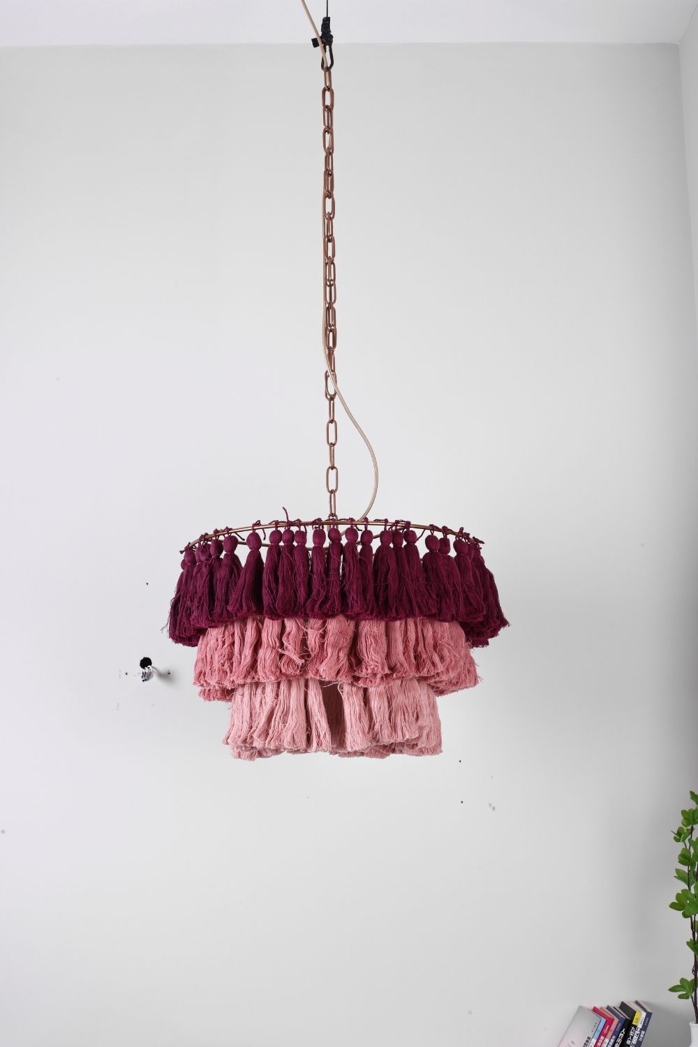 Fabric Fela Tassel Chandelier - view 4 | morylighting