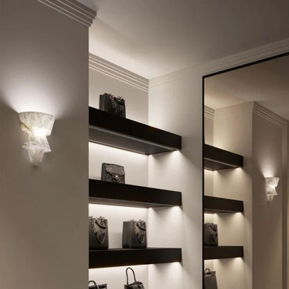 Alabaster Wall Sconce 9”