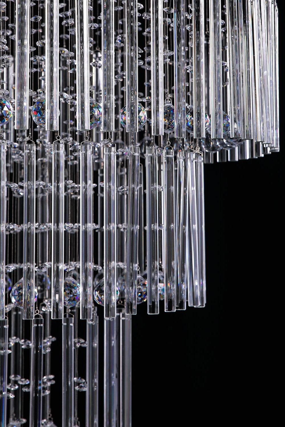 Floating Castle Raindrop Crystal Chandelier - morylighting