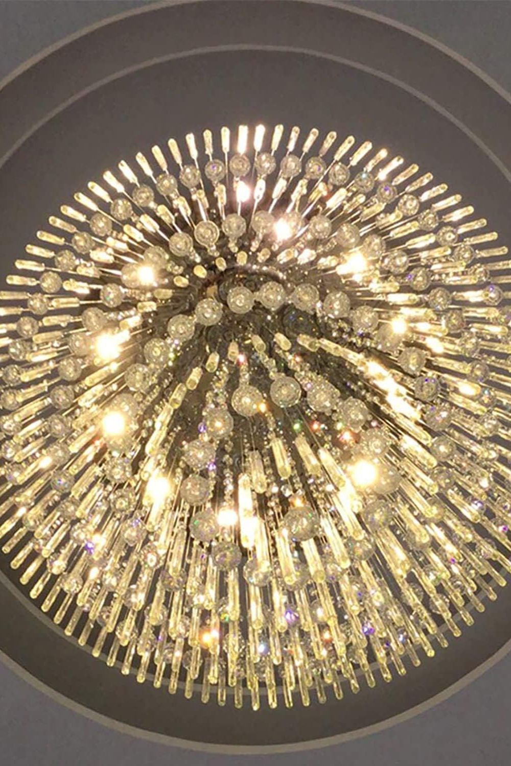 Floating Castle Raindrop Crystal Chandelier - morylighting