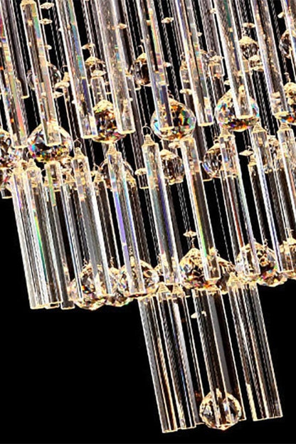 Floating Castle Raindrop Crystal Chandelier - morylighting