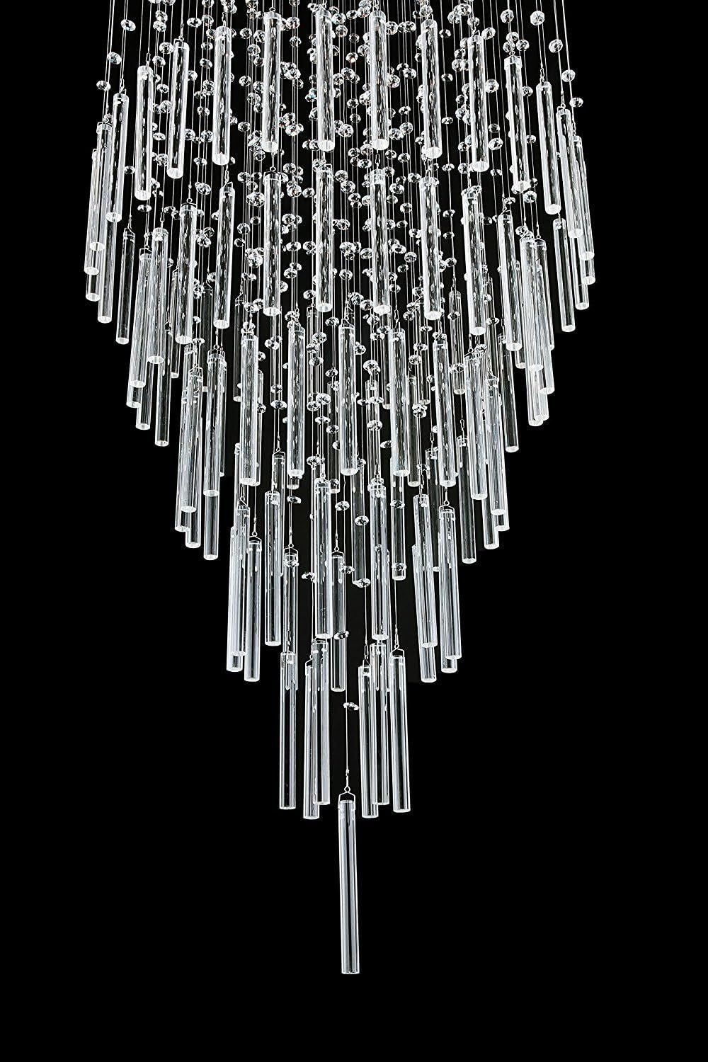 Floating Castle Raindrop Crystal Chandelier - morylighting