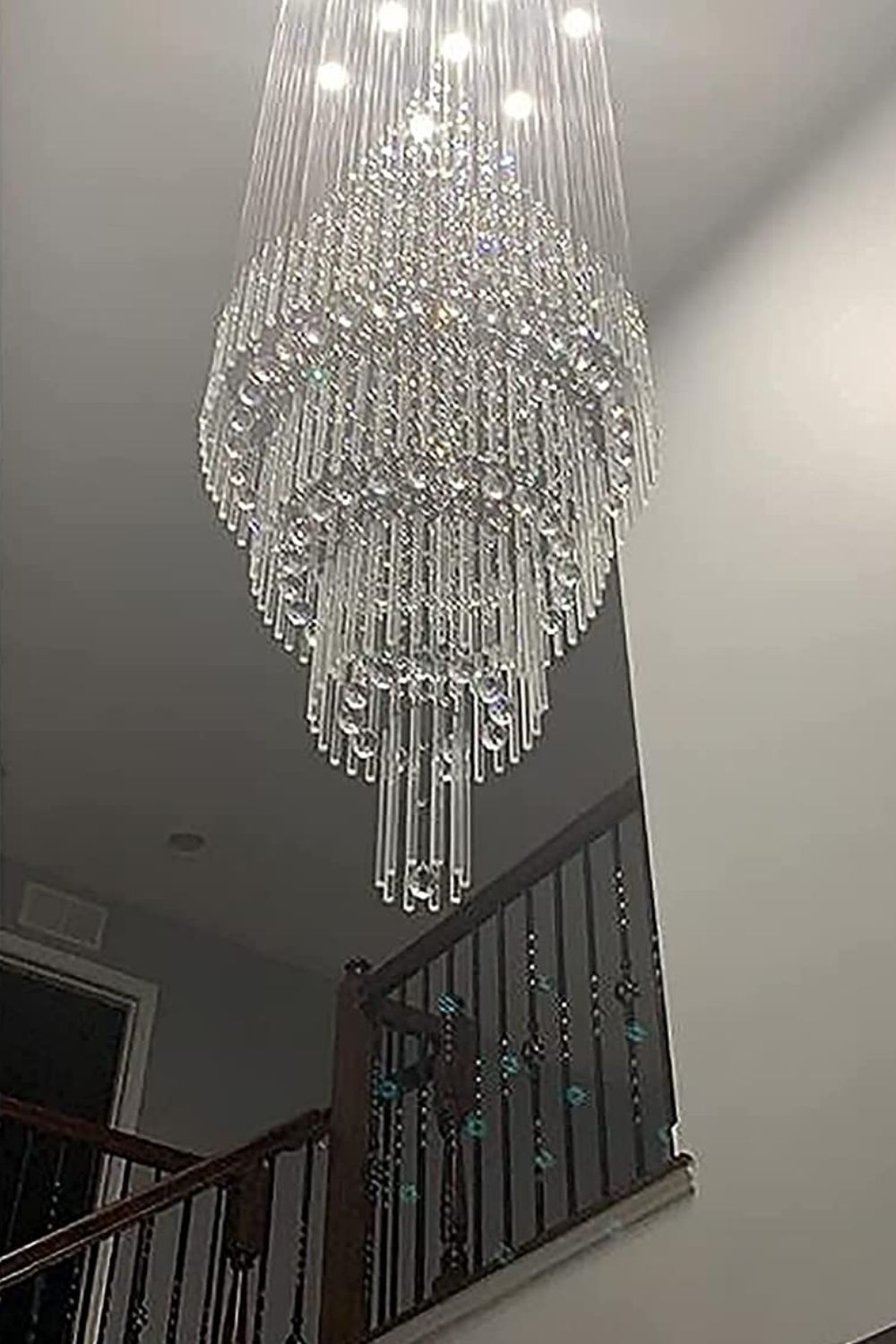 Floating Castle Raindrop Crystal Chandelier - morylighting