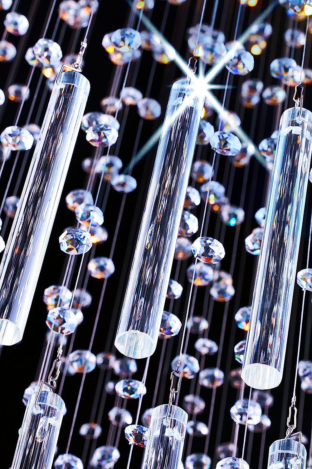 Floating Castle Raindrop Crystal Chandelier - morylighting
