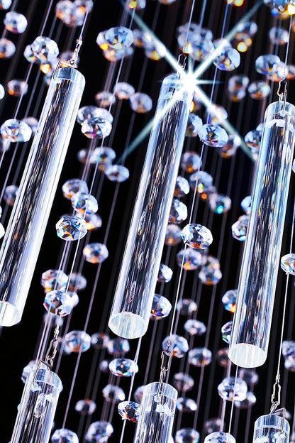 Floating Castle Raindrop Crystal Chandelier - morylighting