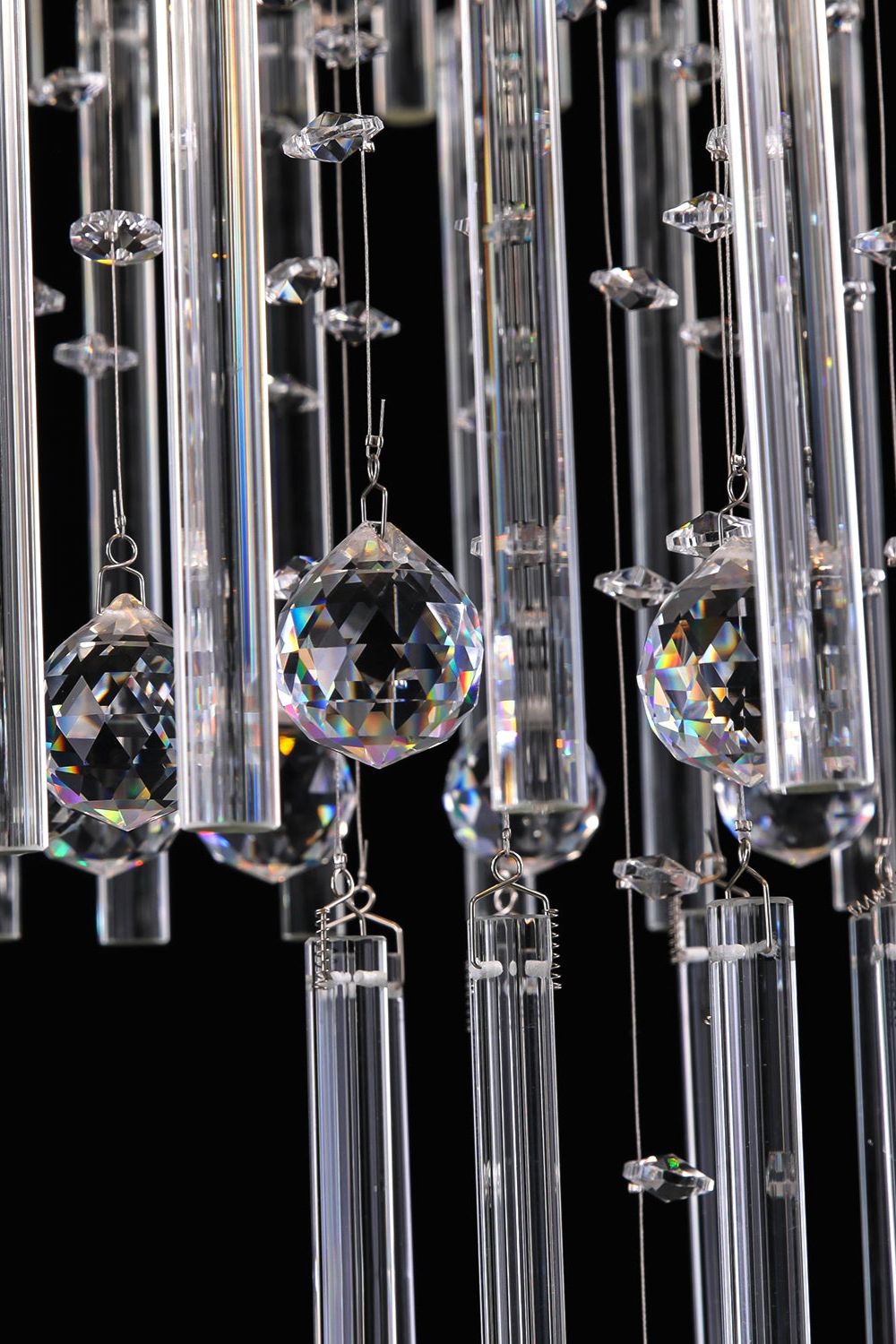 Floating Castle Raindrop Crystal Chandelier - morylighting