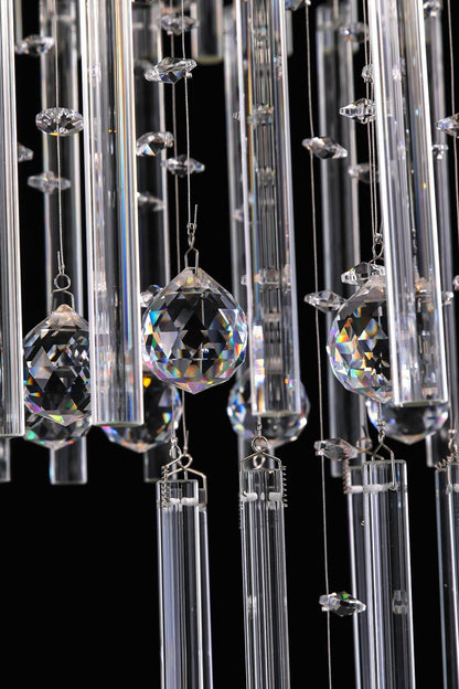 Floating Castle Raindrop Crystal Chandelier - morylighting