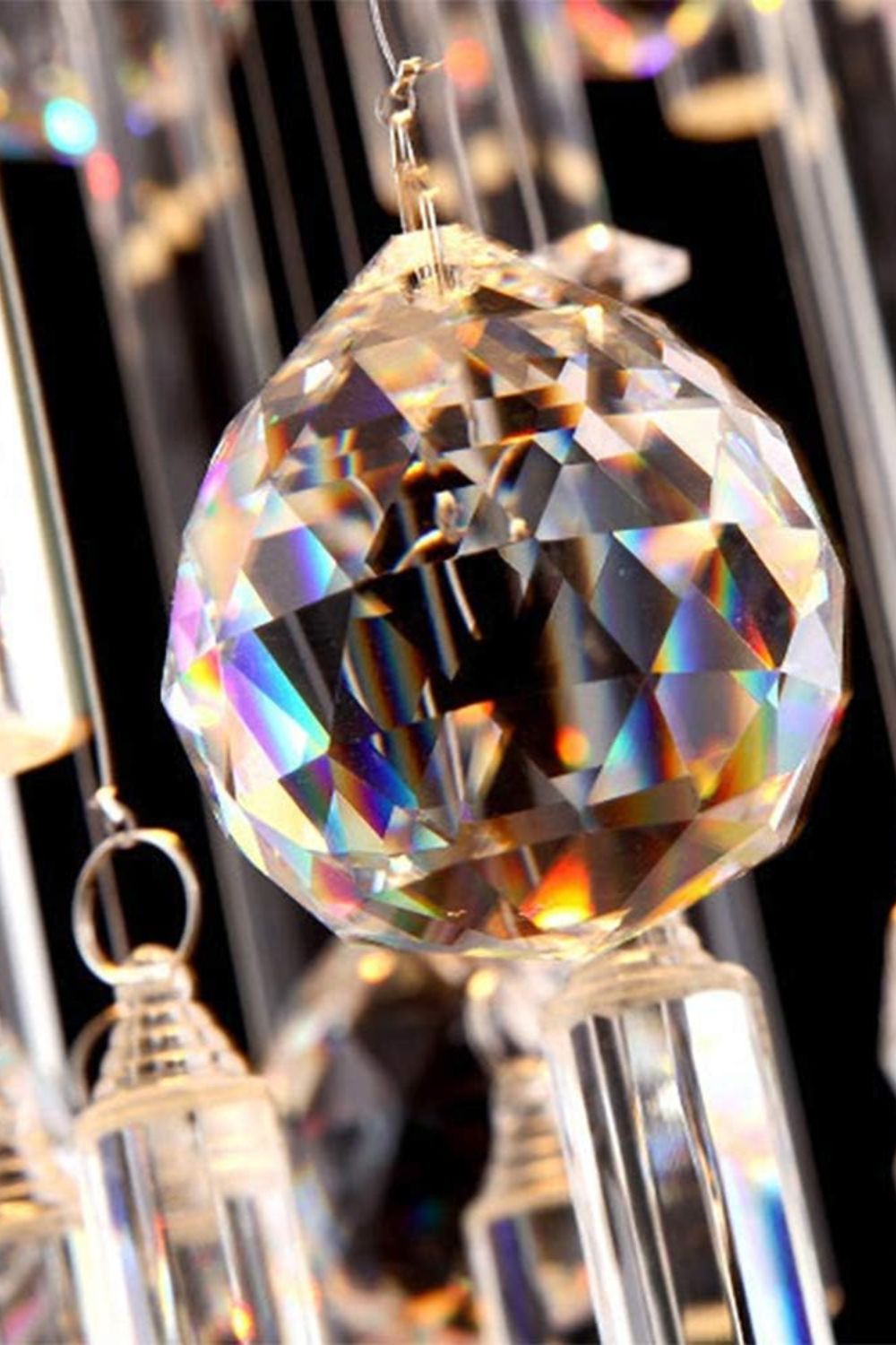 Floating Castle Raindrop Crystal Chandelier - morylighting