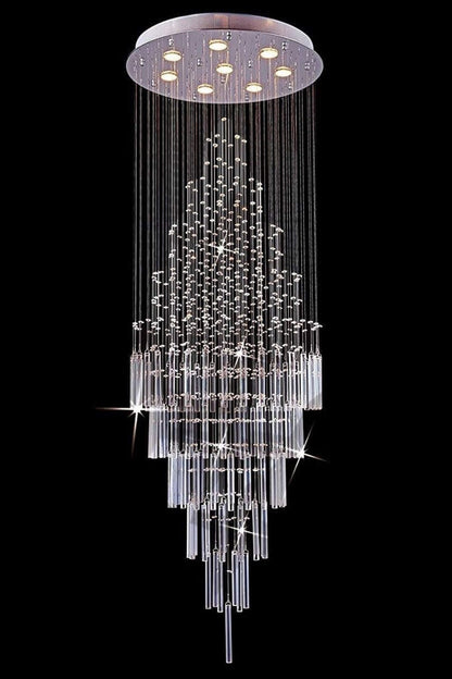 Floating Castle Raindrop Crystal Chandelier - morylighting