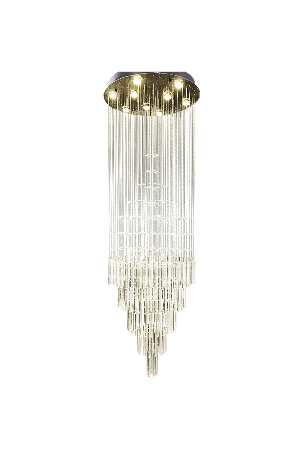 Floating Castle Raindrop Crystal Chandelier - morylighting