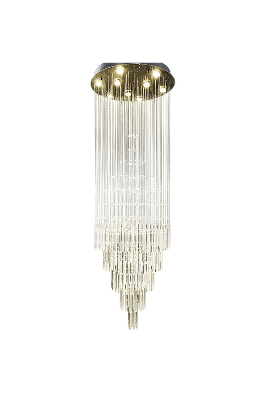 Floating Castle Raindrop Crystal Chandelier - morylighting