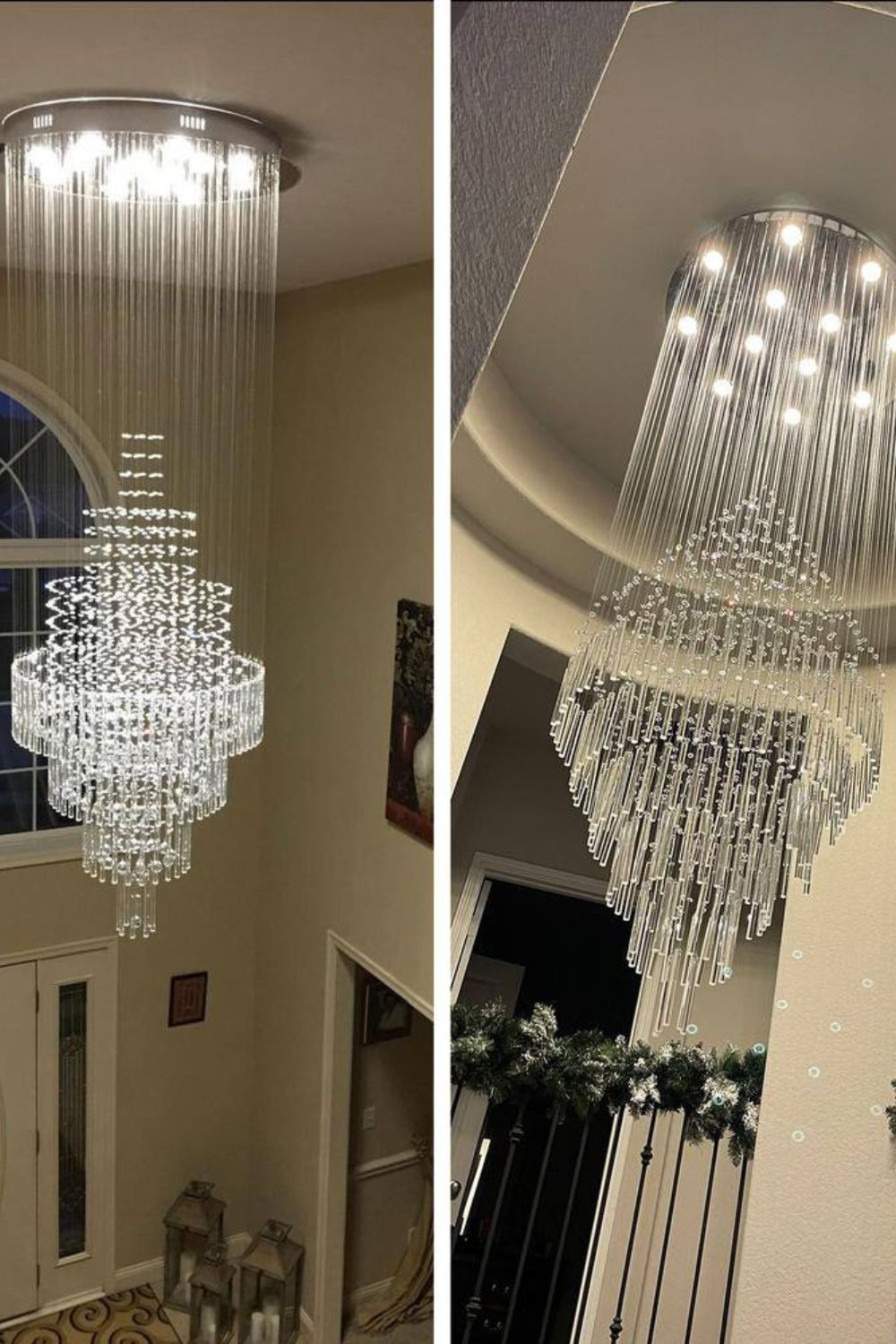 Floating Castle Raindrop Crystal Chandelier - morylighting