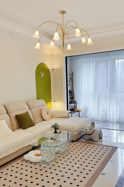 Flora Tulip Series Chandelier - view 12 | morylighting
