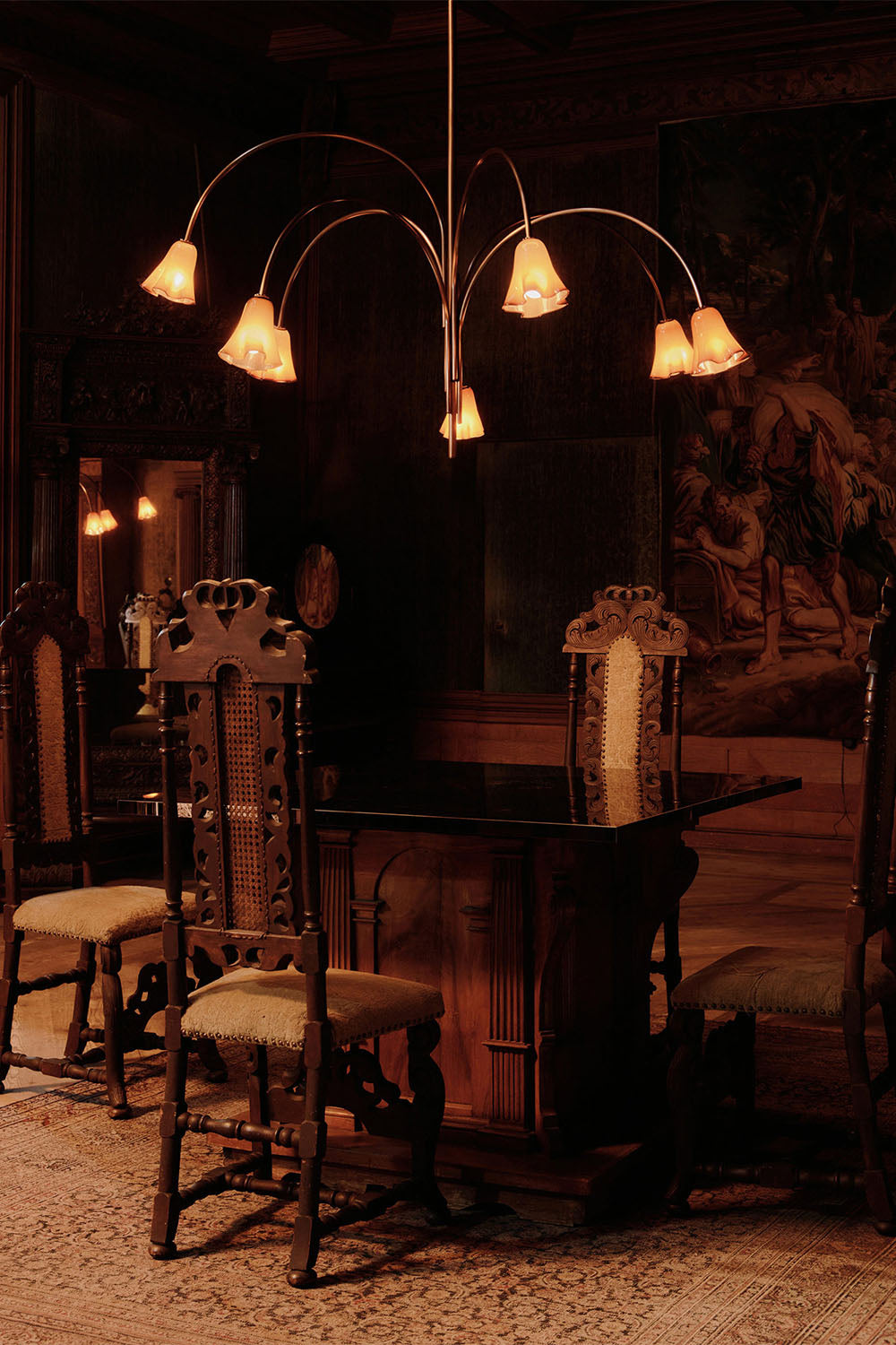 Flora Tulip Series Chandelier - view 4 | morylighting