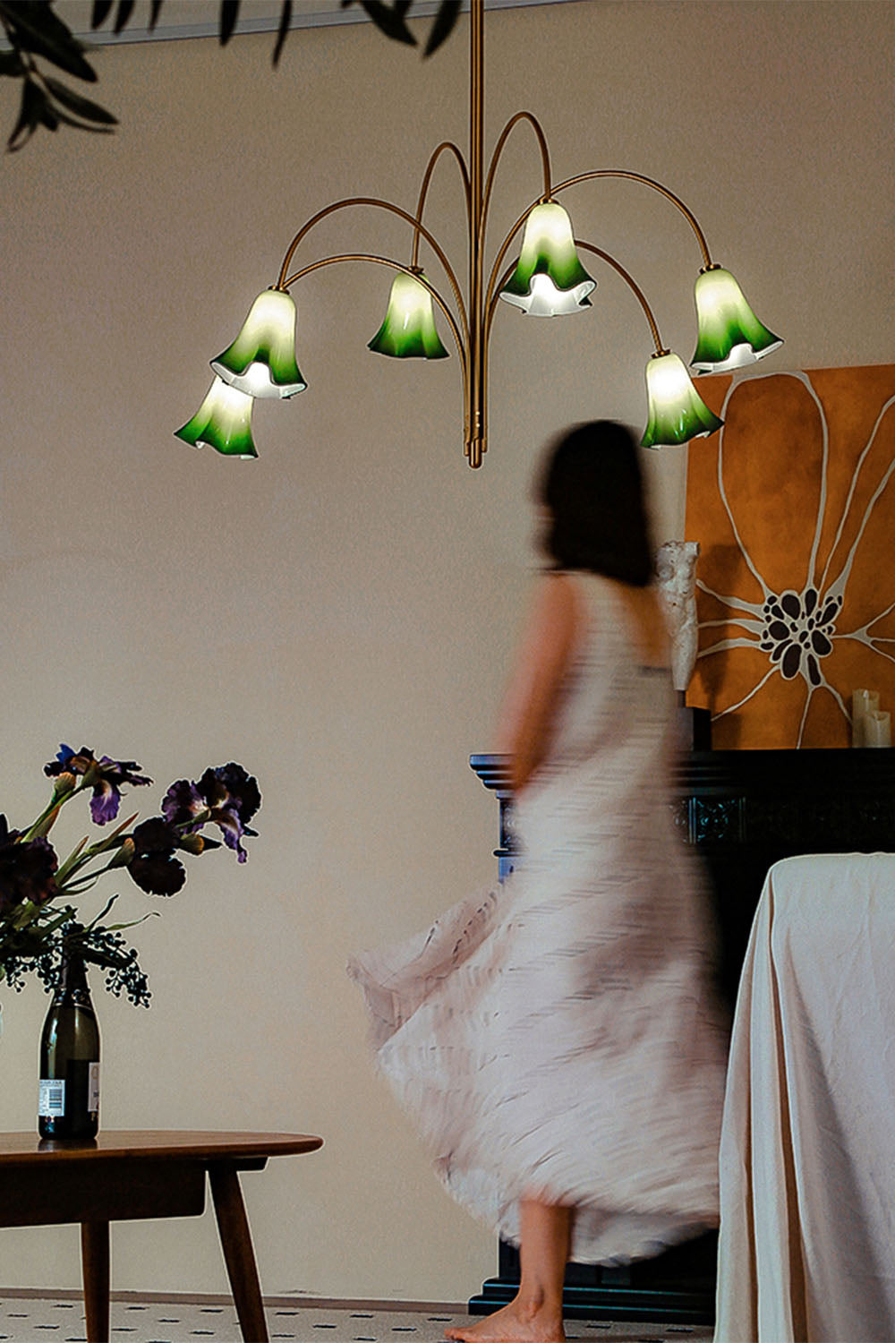 Flora Tulip Series Chandelier - view 9 | morylighting