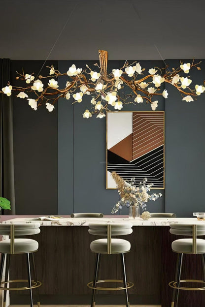 Floral Branch Chandelier - view 8 | morylighting