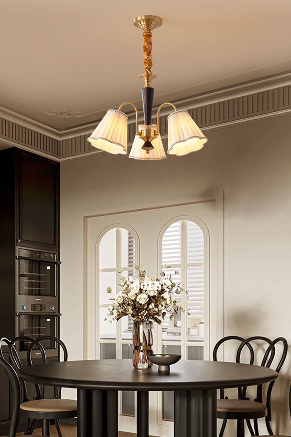 Flower Fabric Chandelier - view 6 | morylighting
