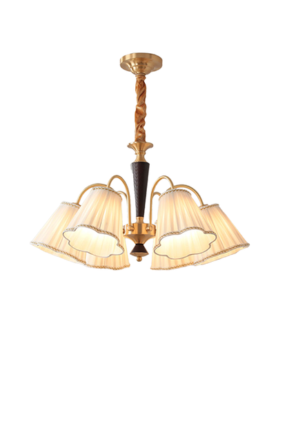 Flower Fabric Chandelier - view 15 | morylighting