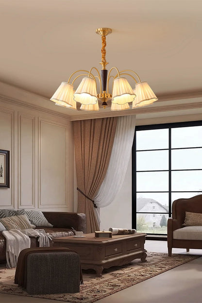 Flower Fabric Chandelier - view 13 | morylighting