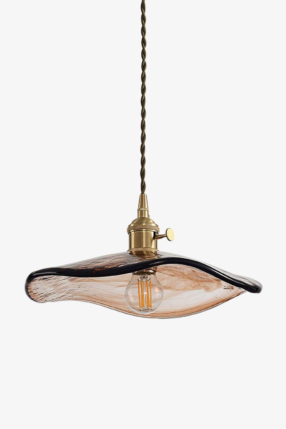 Flower Petal Glass Pendant Light - morylighting