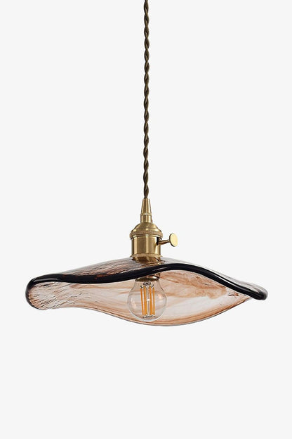 Flower Petal Glass Pendant Light - morylighting