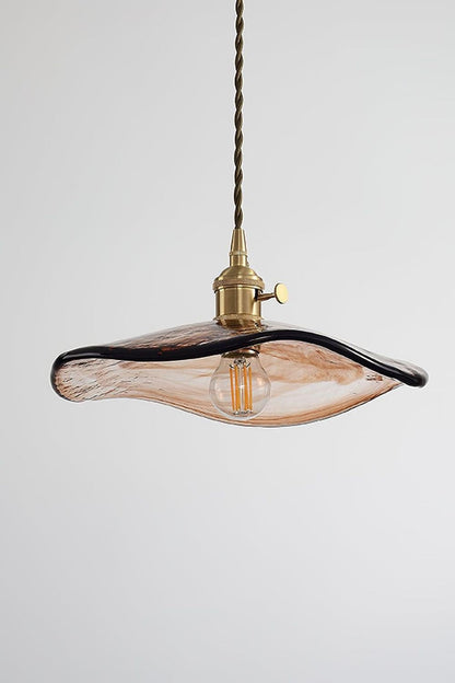 Flower Petal Glass Pendant Light - morylighting