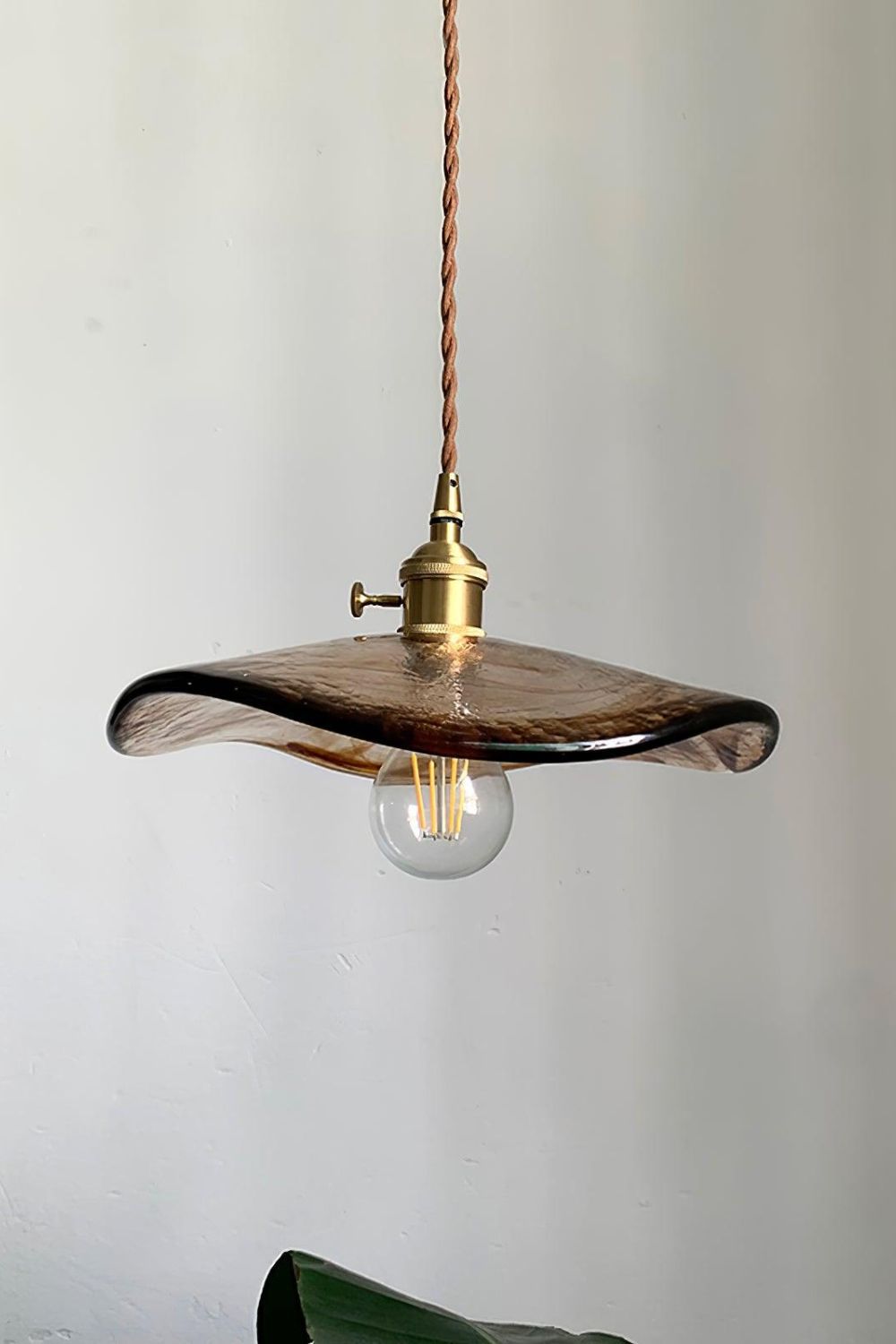 Flower Petal Glass Pendant Light - morylighting