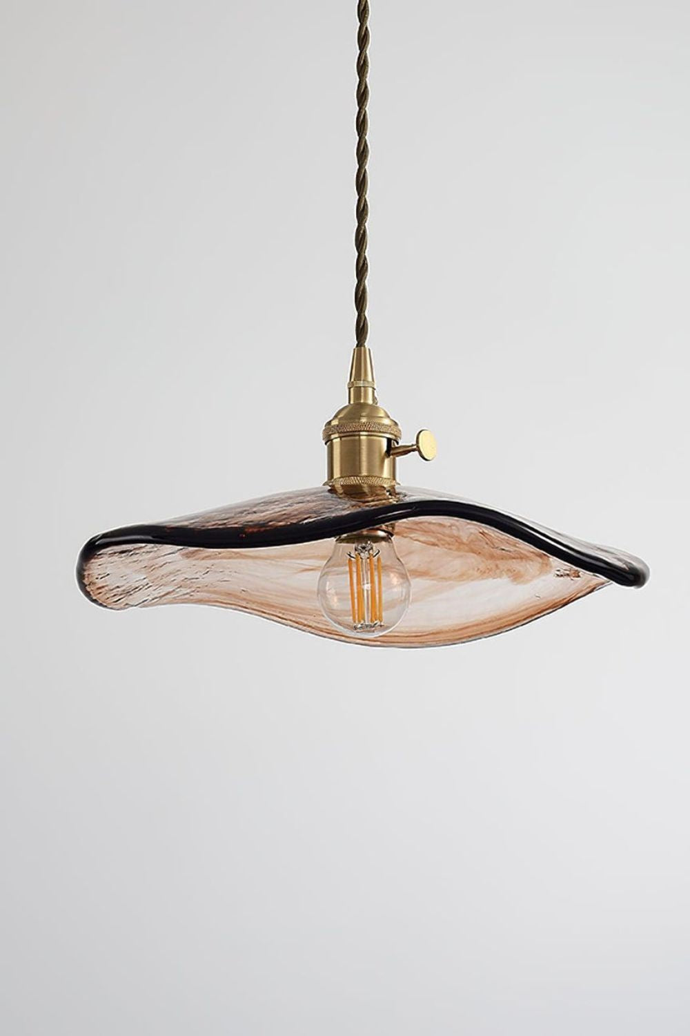 Flower Petal Glass Pendant Light - morylighting