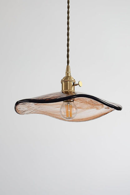 Flower Petal Glass Pendant Light - morylighting