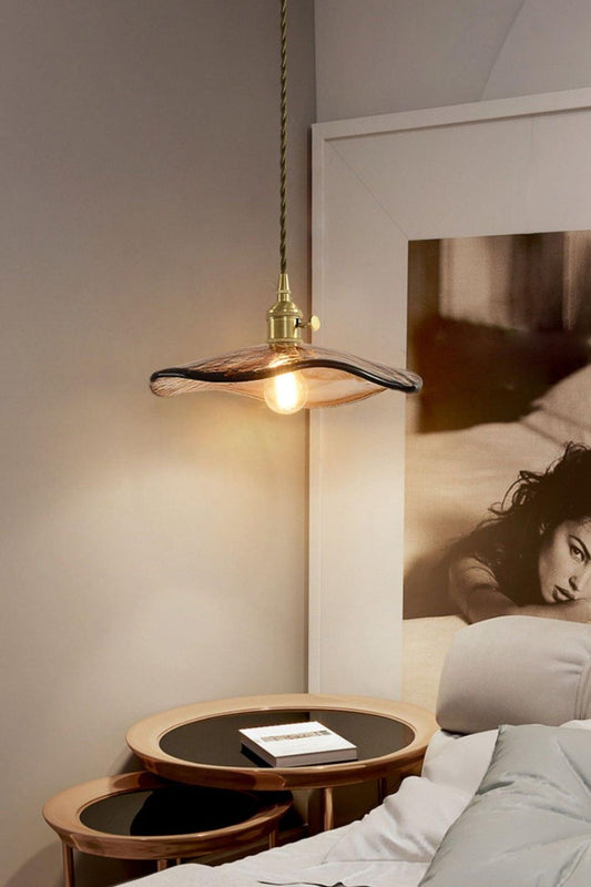 Flower Petal Glass Pendant Light - morylighting